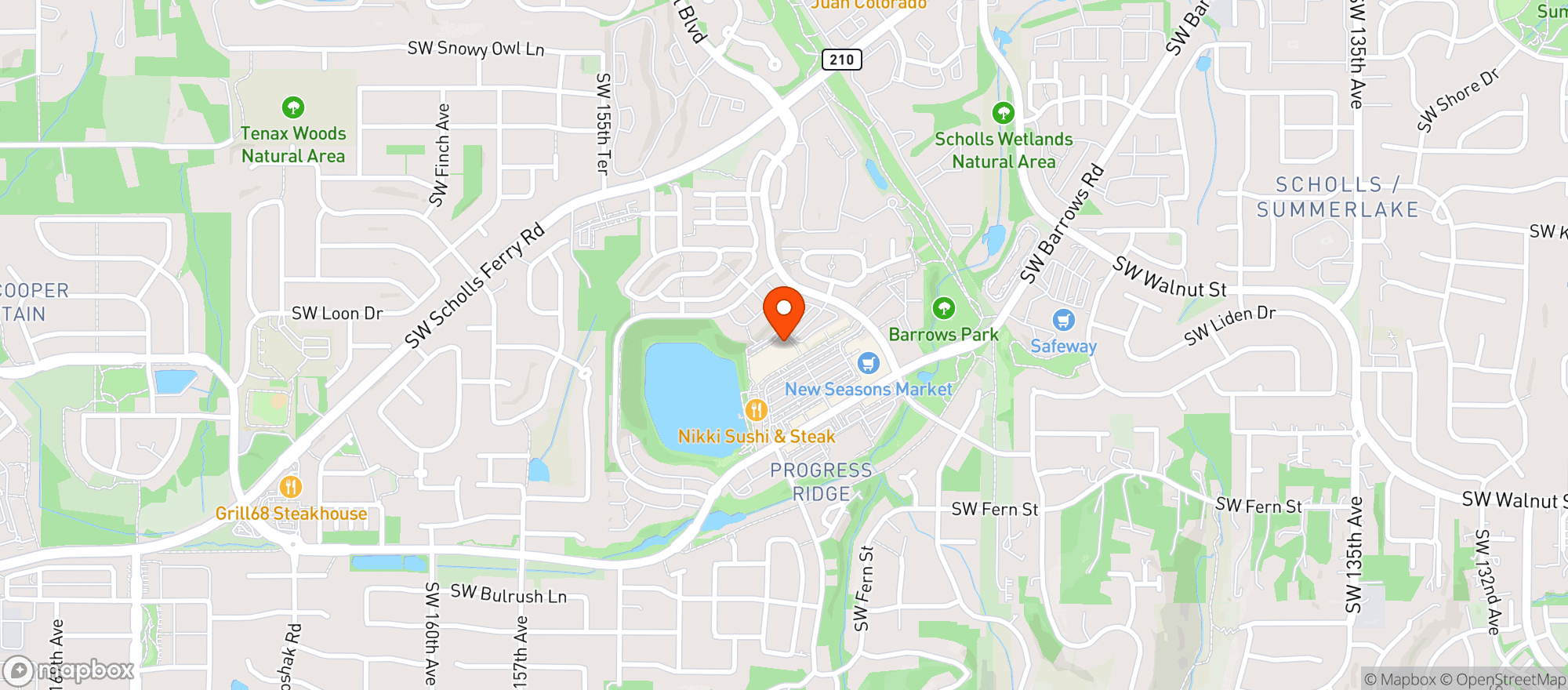 Map showing Amc Progress Ridge 14 #613
