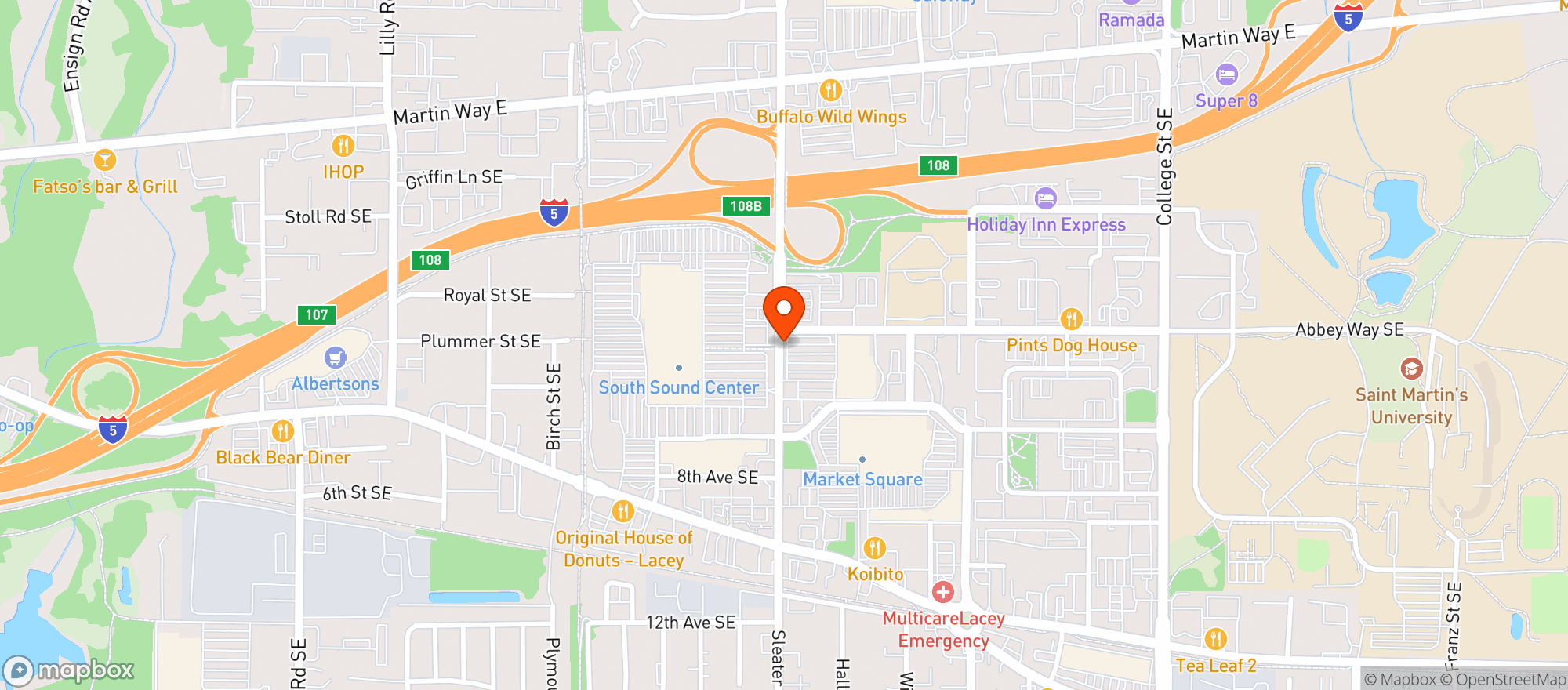 Map showing Gnc