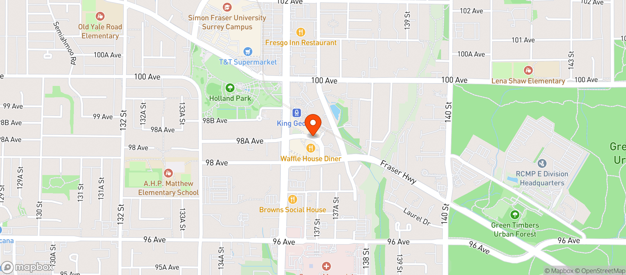 Map showing Save-on-foods