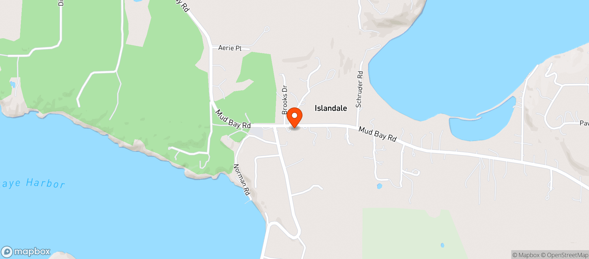 Map showing Southend General Store