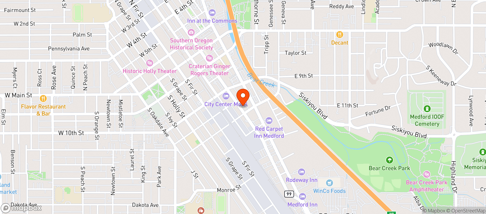 Map showing Budz Mart