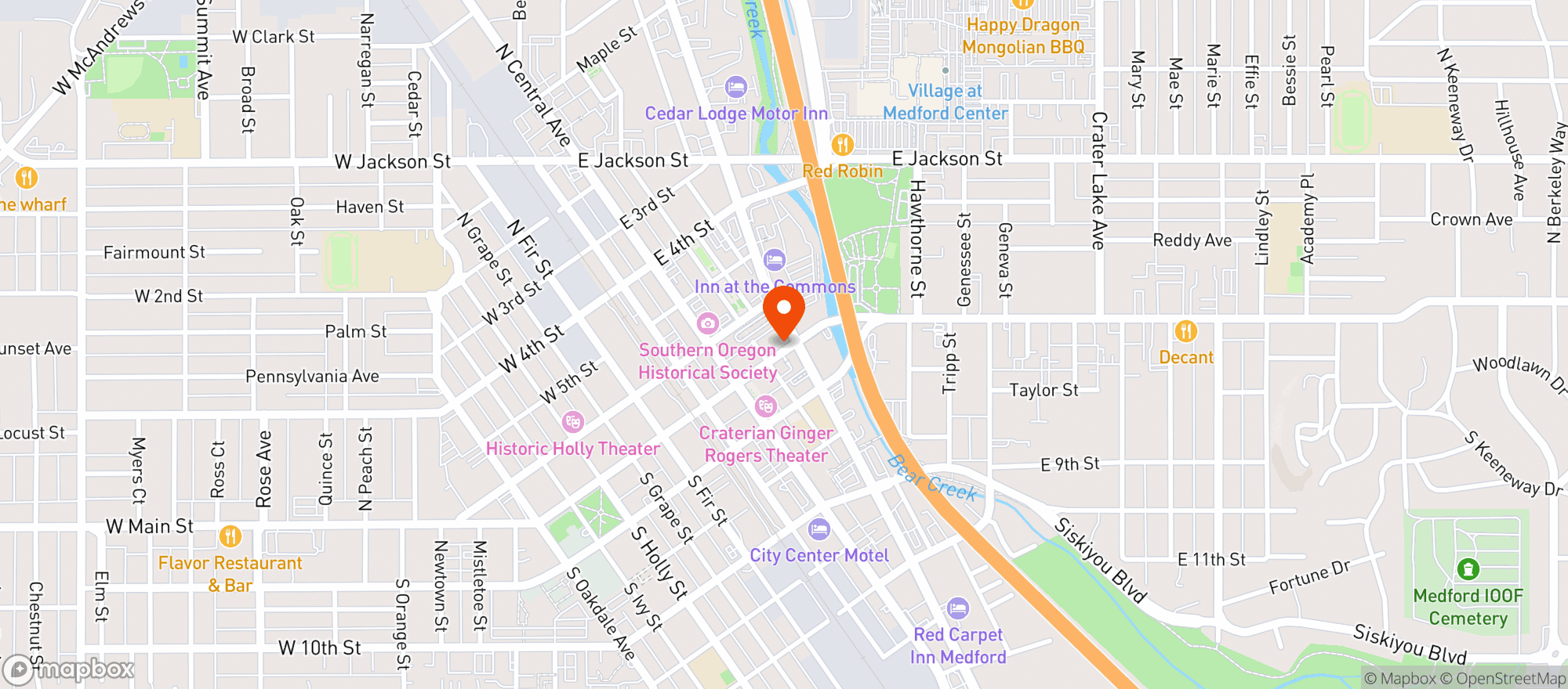 Map showing Beerworks