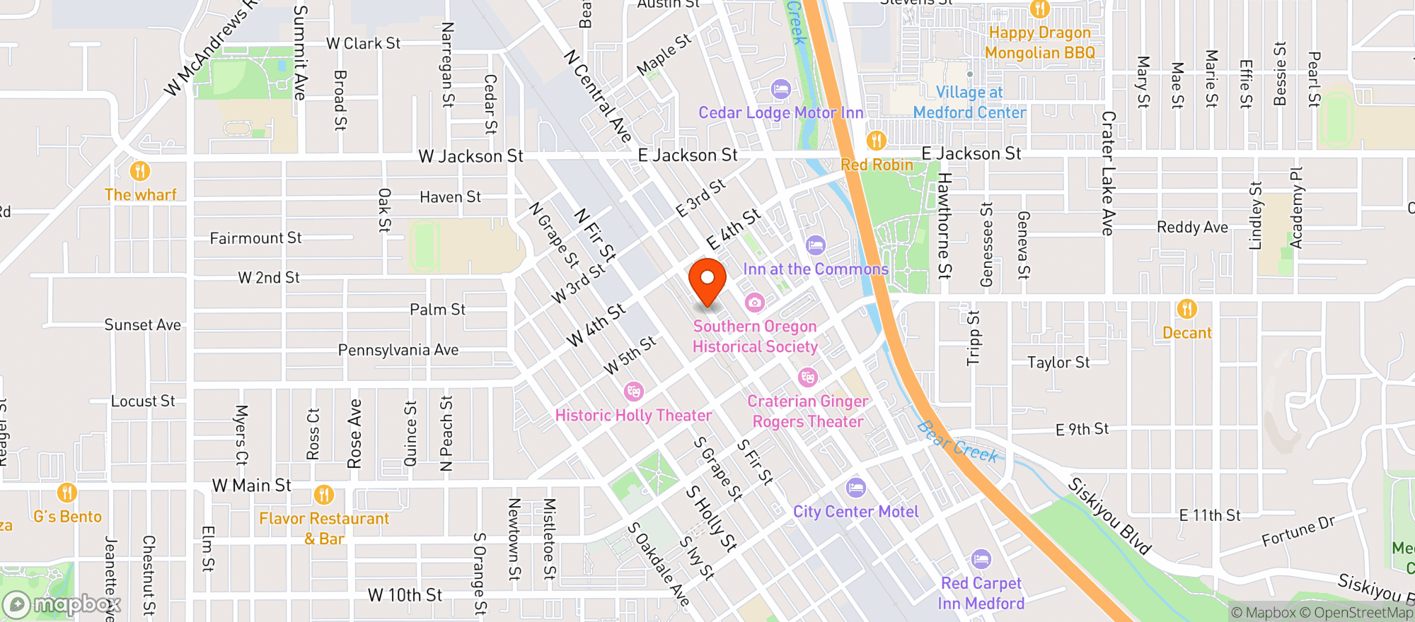 Map showing El Paraiso
