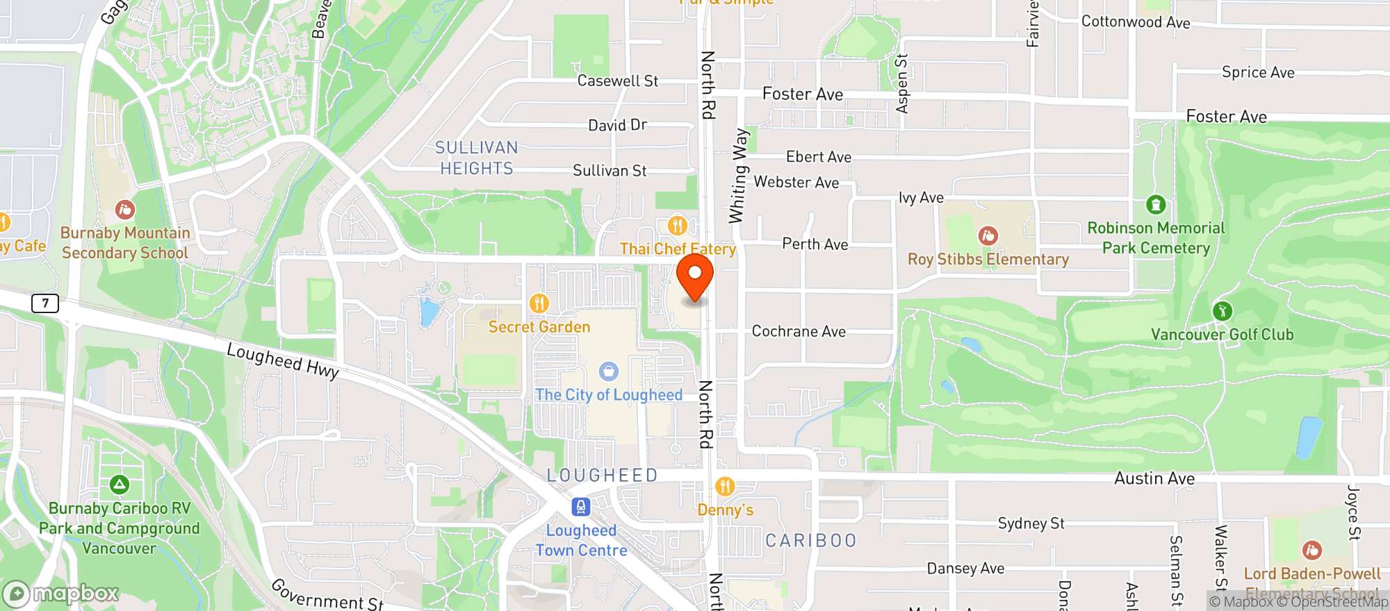 Map showing Save-On-Foods