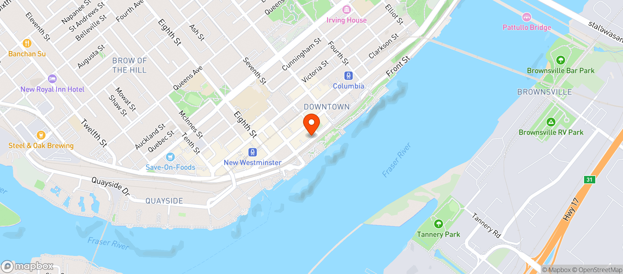 Map showing Moodswing Cafe / Bar