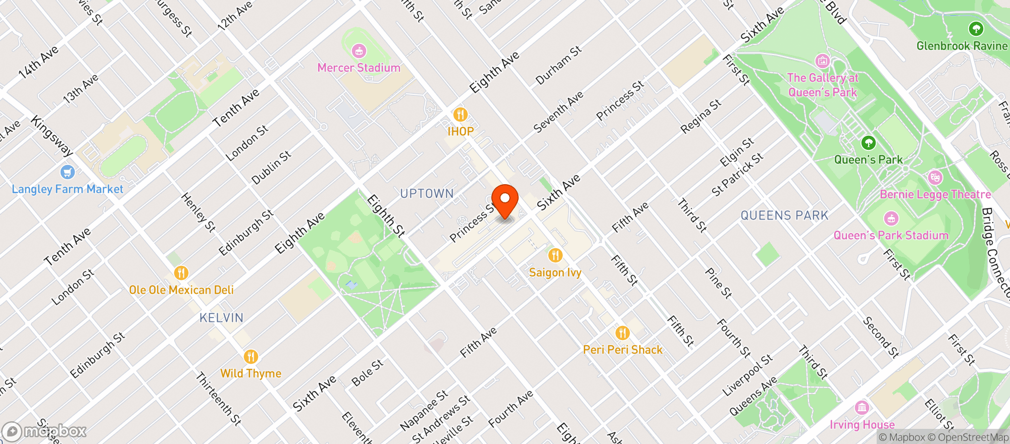 Map showing Save-On-Foods