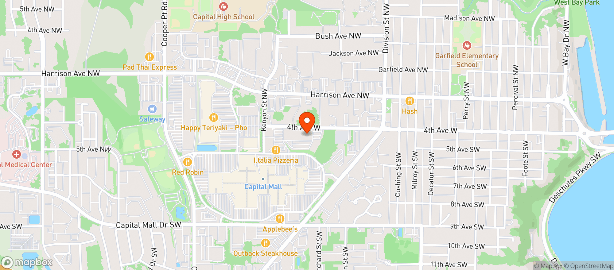 Map showing World Market Capital Mall