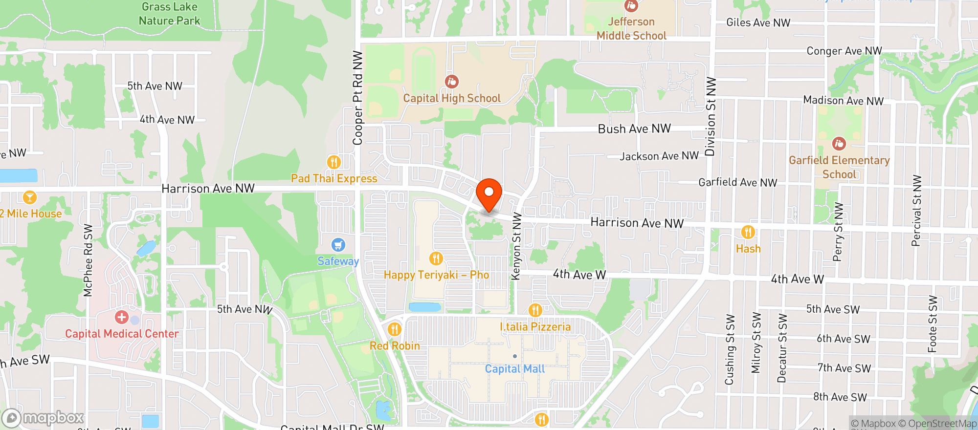 Map showing Target Store #607