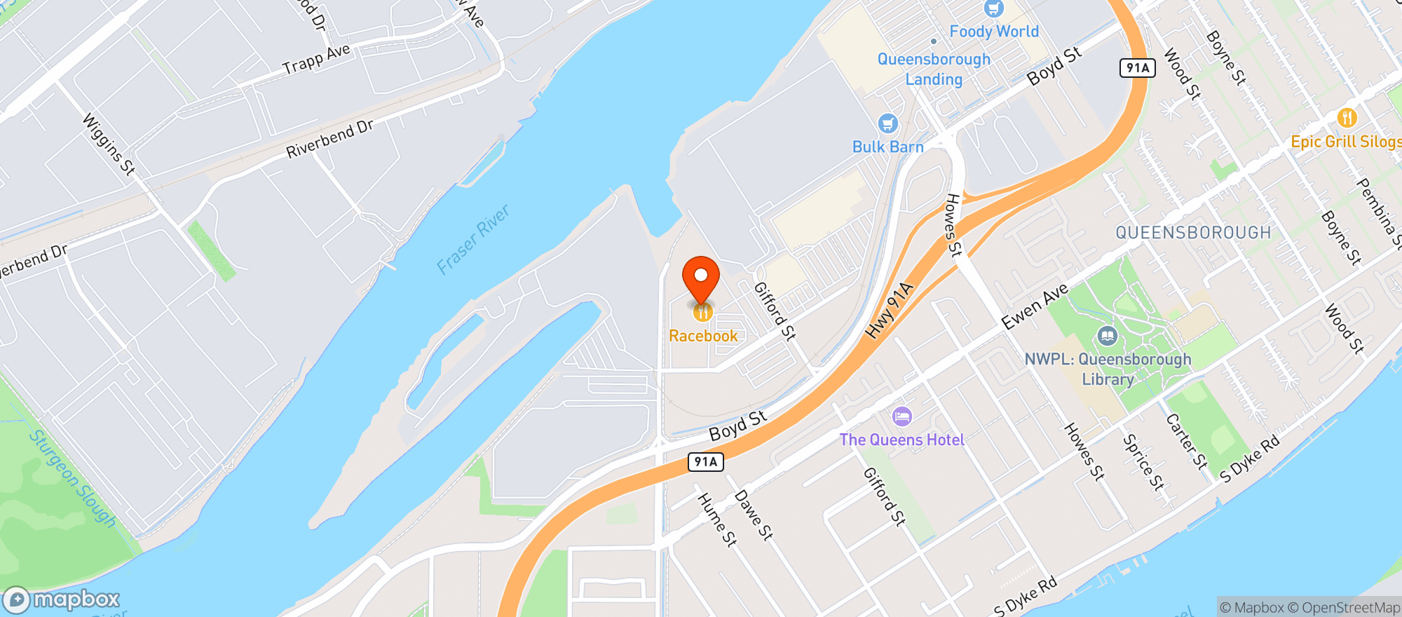 Map showing Match Eatery & Public House