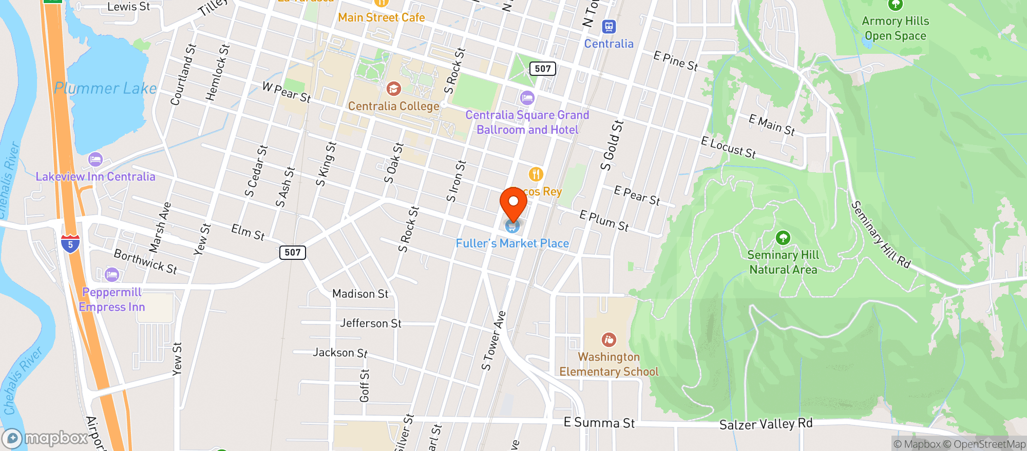 Map showing Fuller's Market - 00100028521