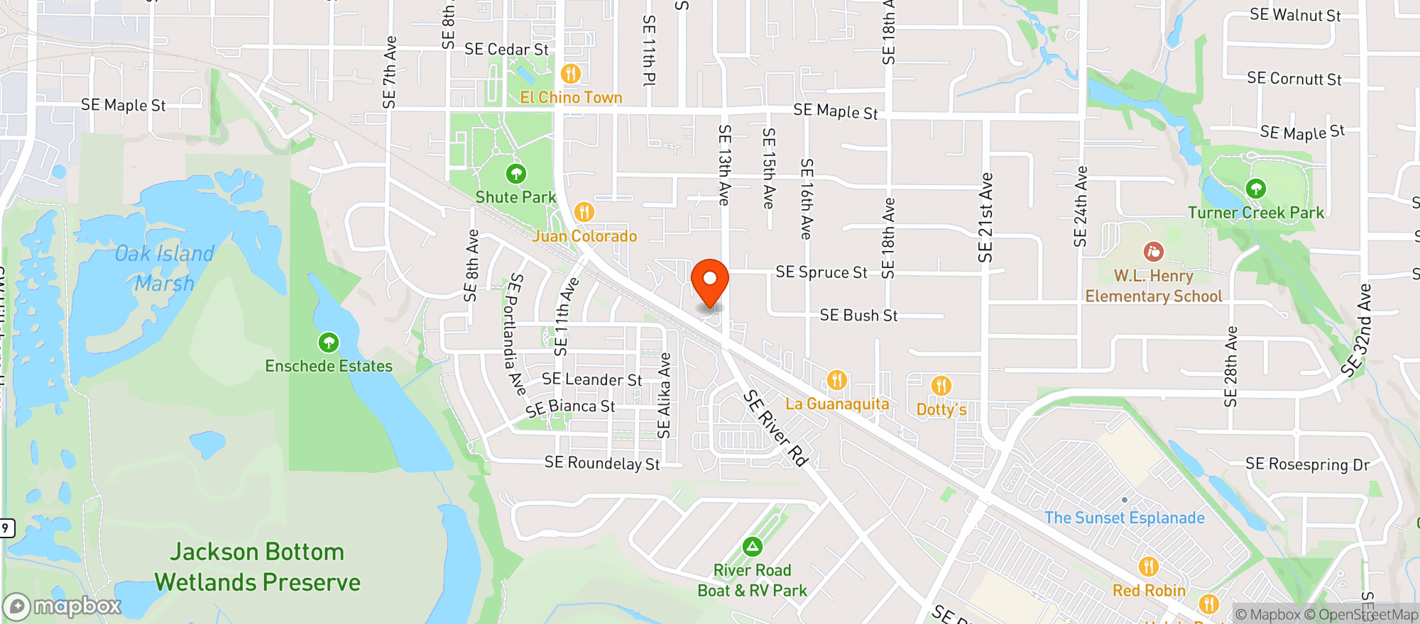Map showing Jacksons Food Store #511