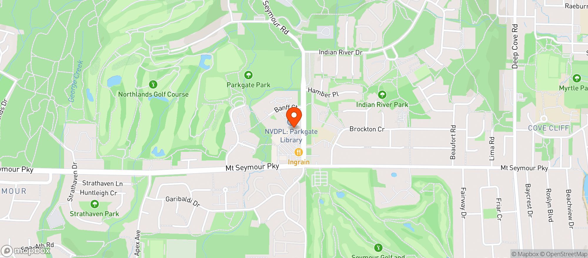 Map showing The Local Lift Juice Bar