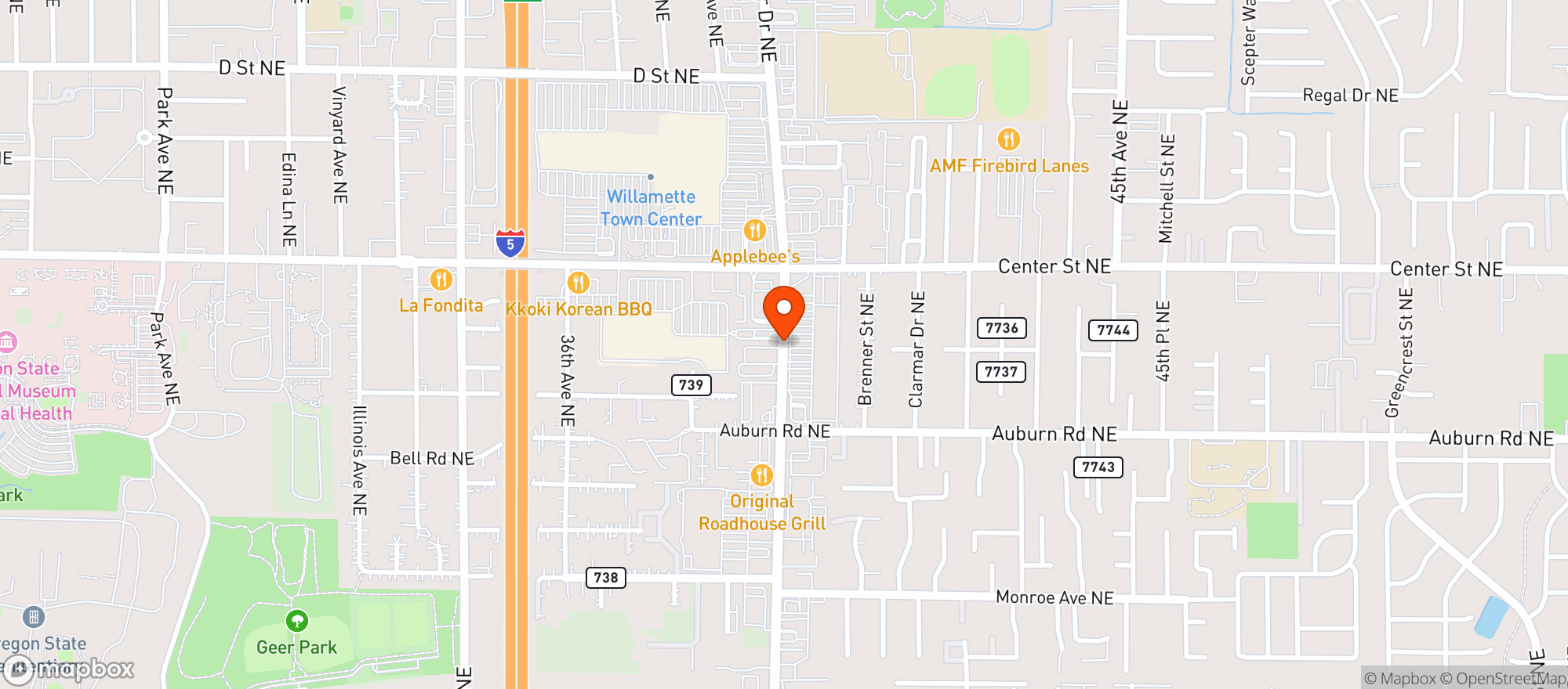 Map showing El Torito Supermarket
