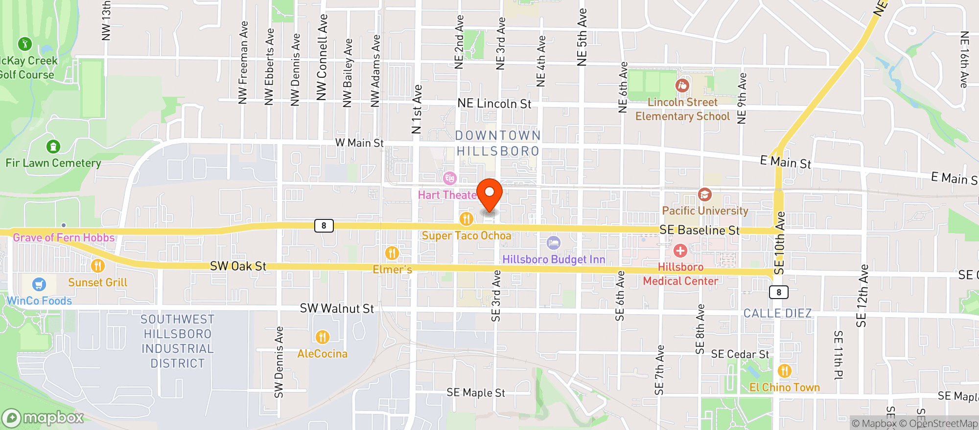 Map showing Us Market #700