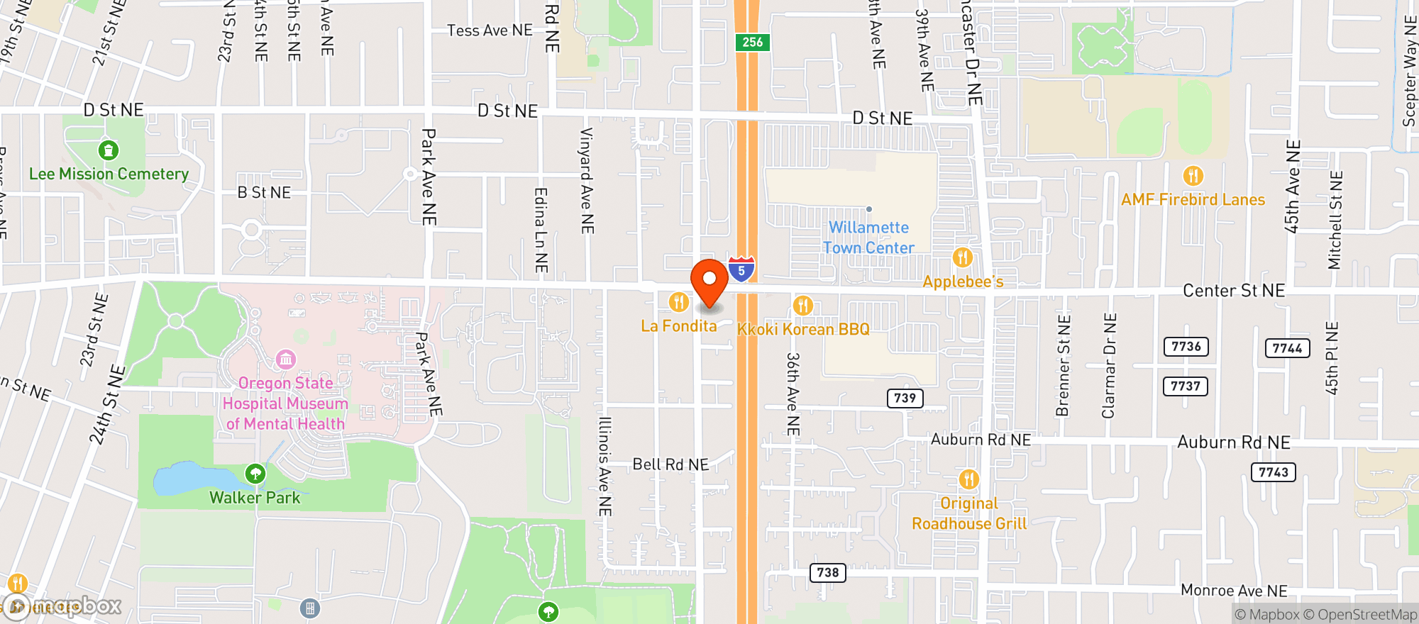 Map showing Livewell Cannabis