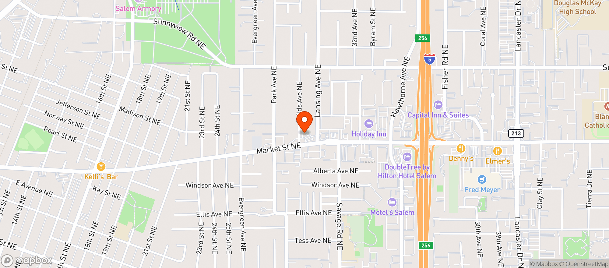 Map showing Ampm