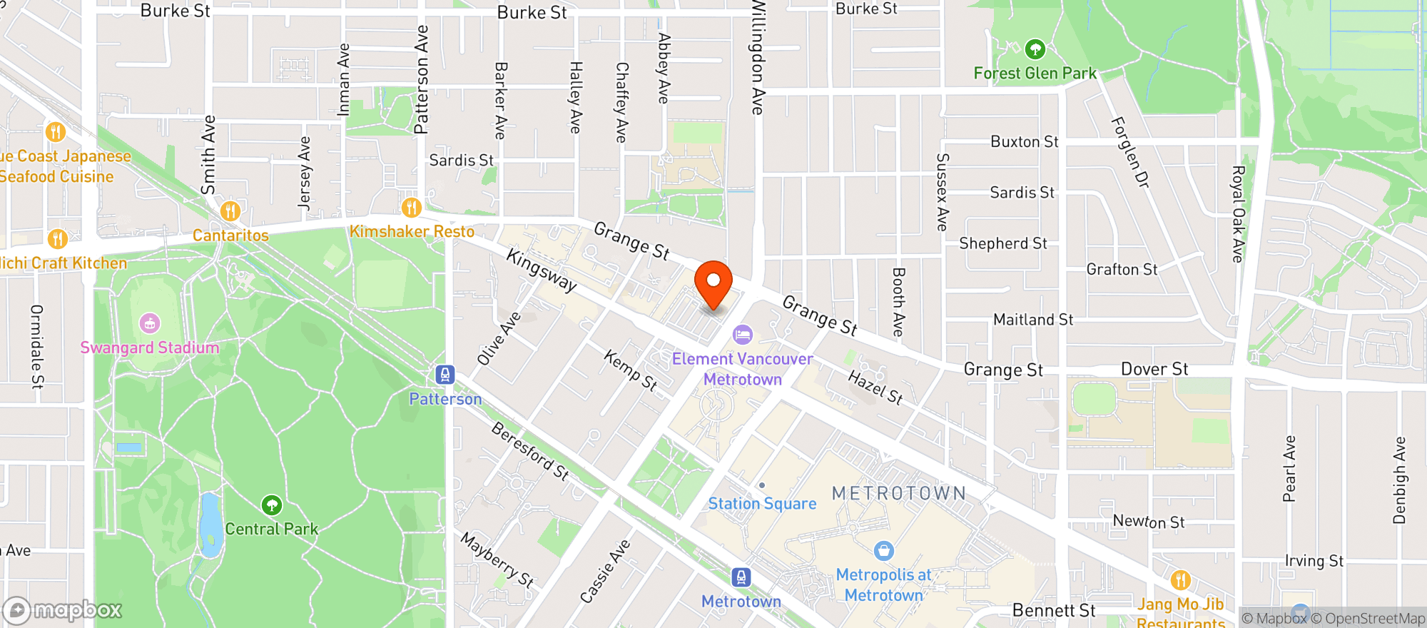 Map showing Save-on-foods
