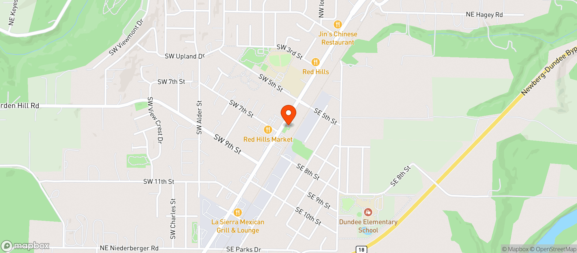 Map showing Argyle Winery