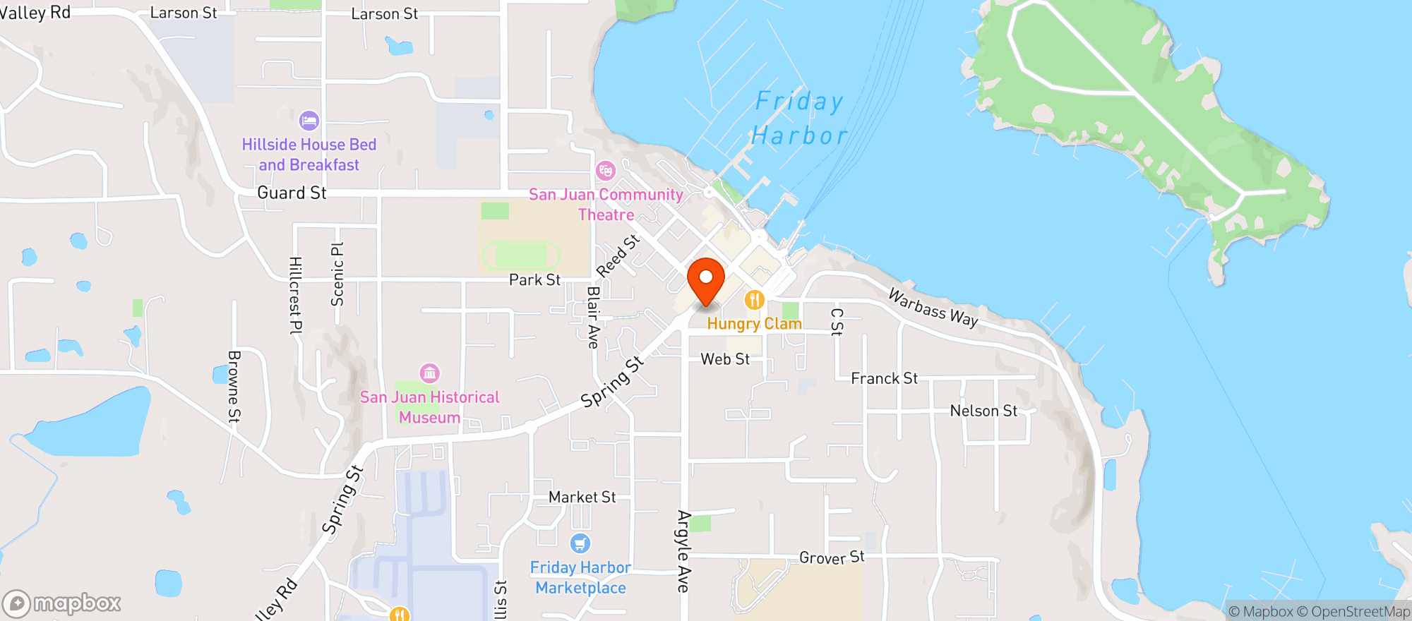 Map showing Cin Cin Goods