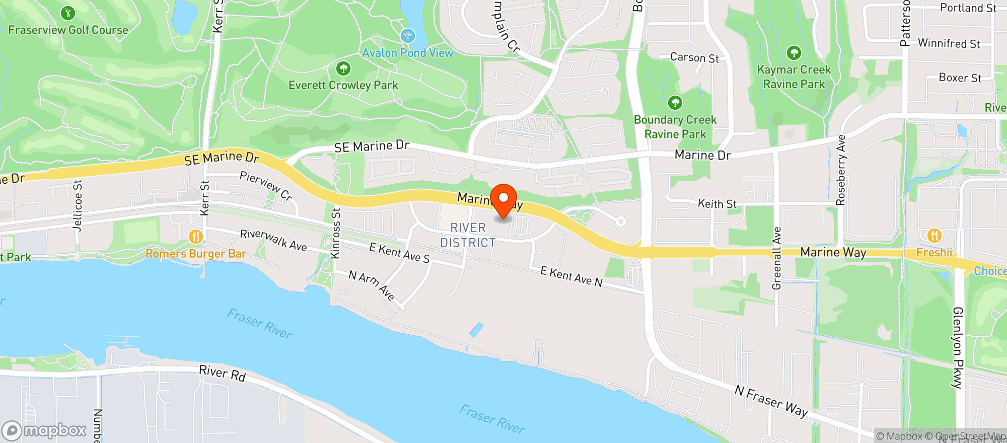 Map showing Save-On-Foods
