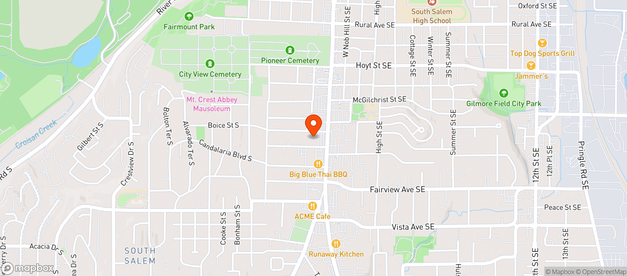 Map showing LifeSource Natural Foods