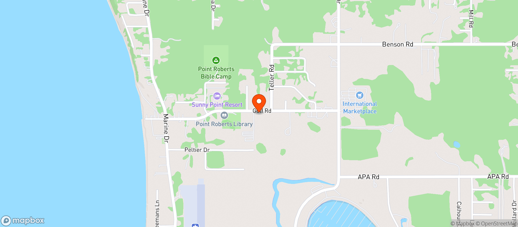 Map showing Mocktails Vancouver