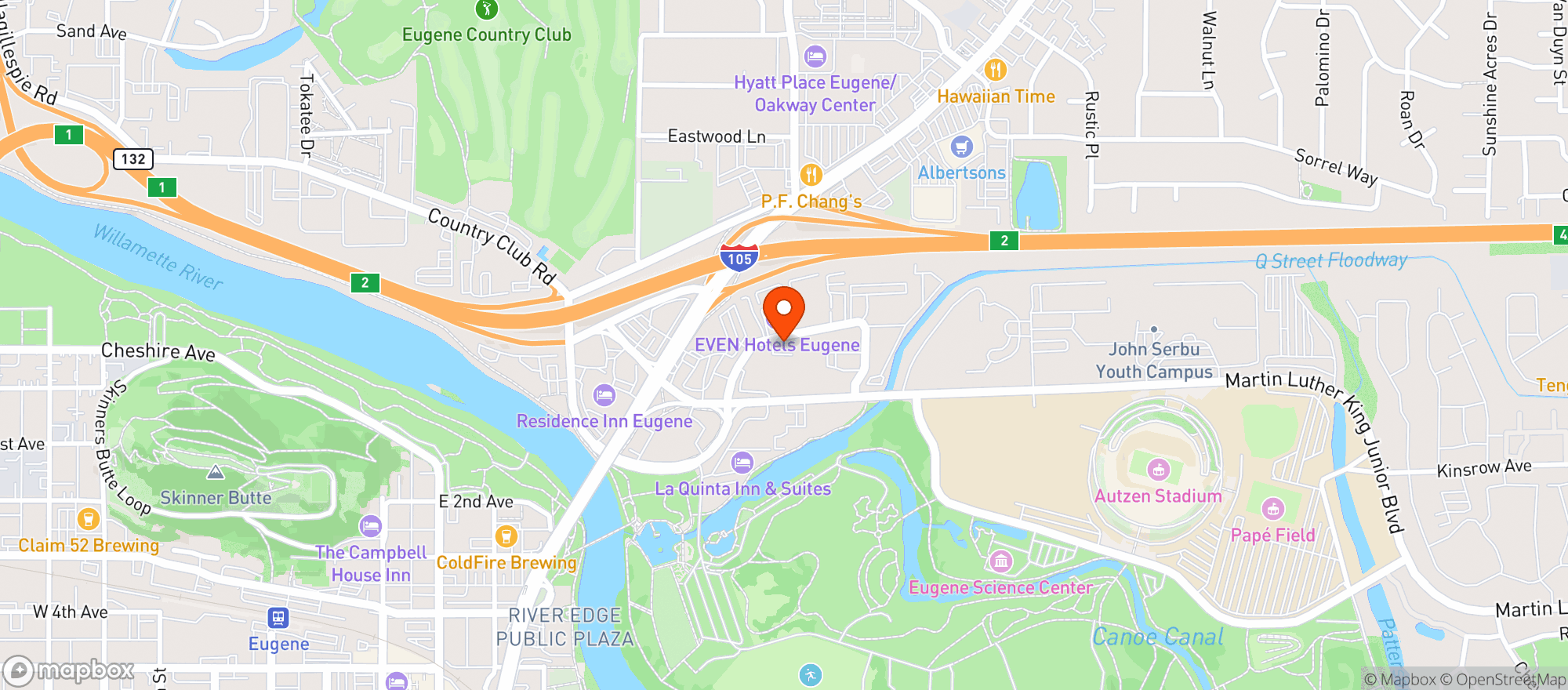 Map showing The People's Wellness Center