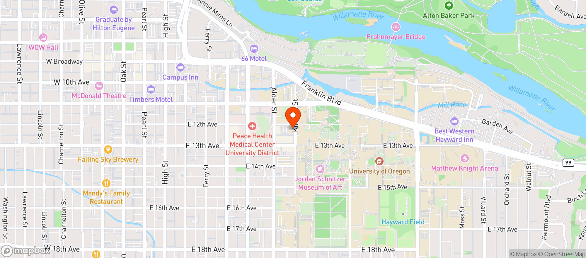 Map showing RENNIES LANDING