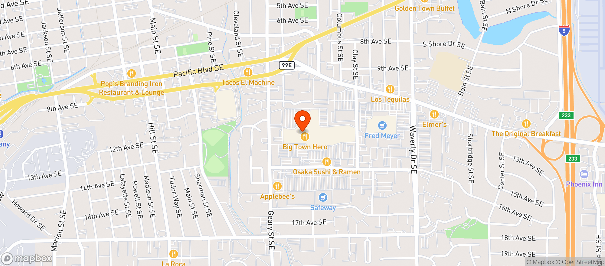 Map showing Gnc