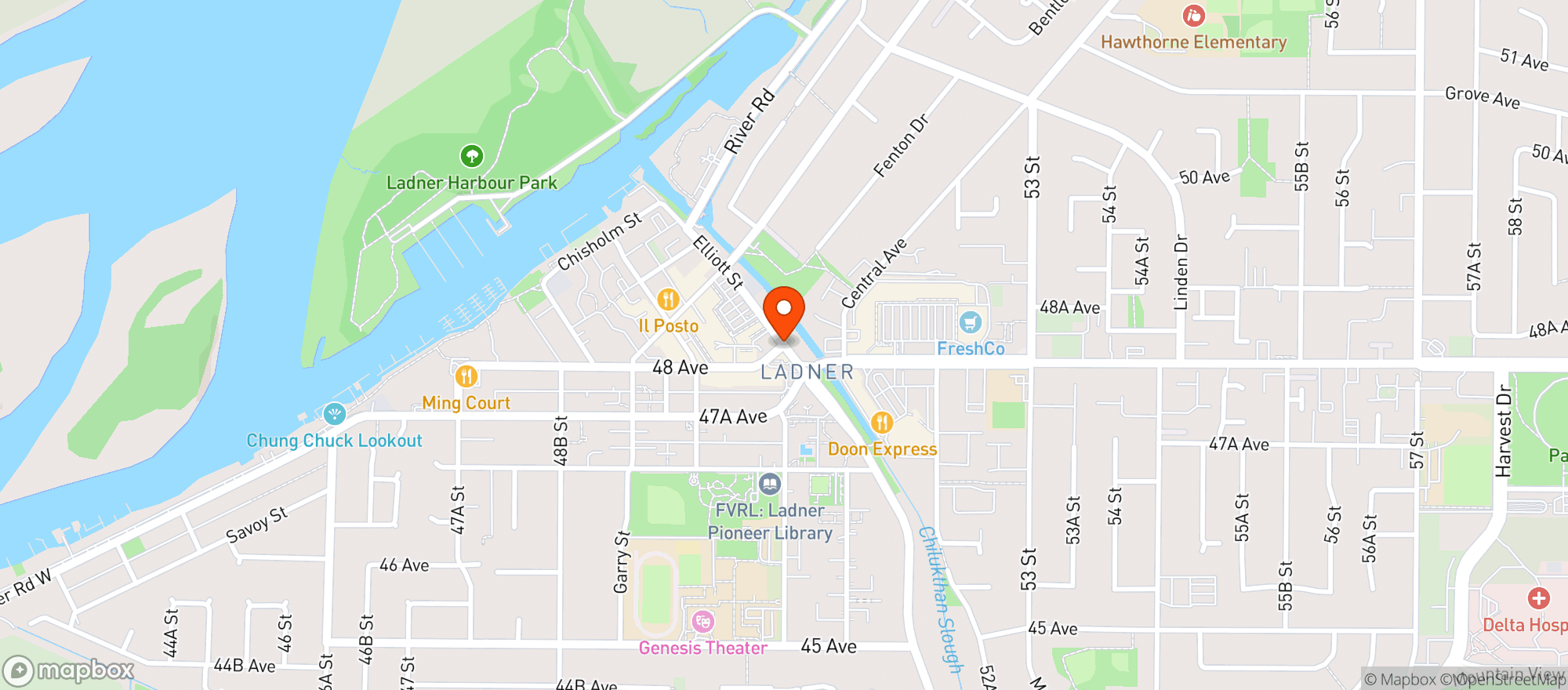 Map showing Save-on-foods