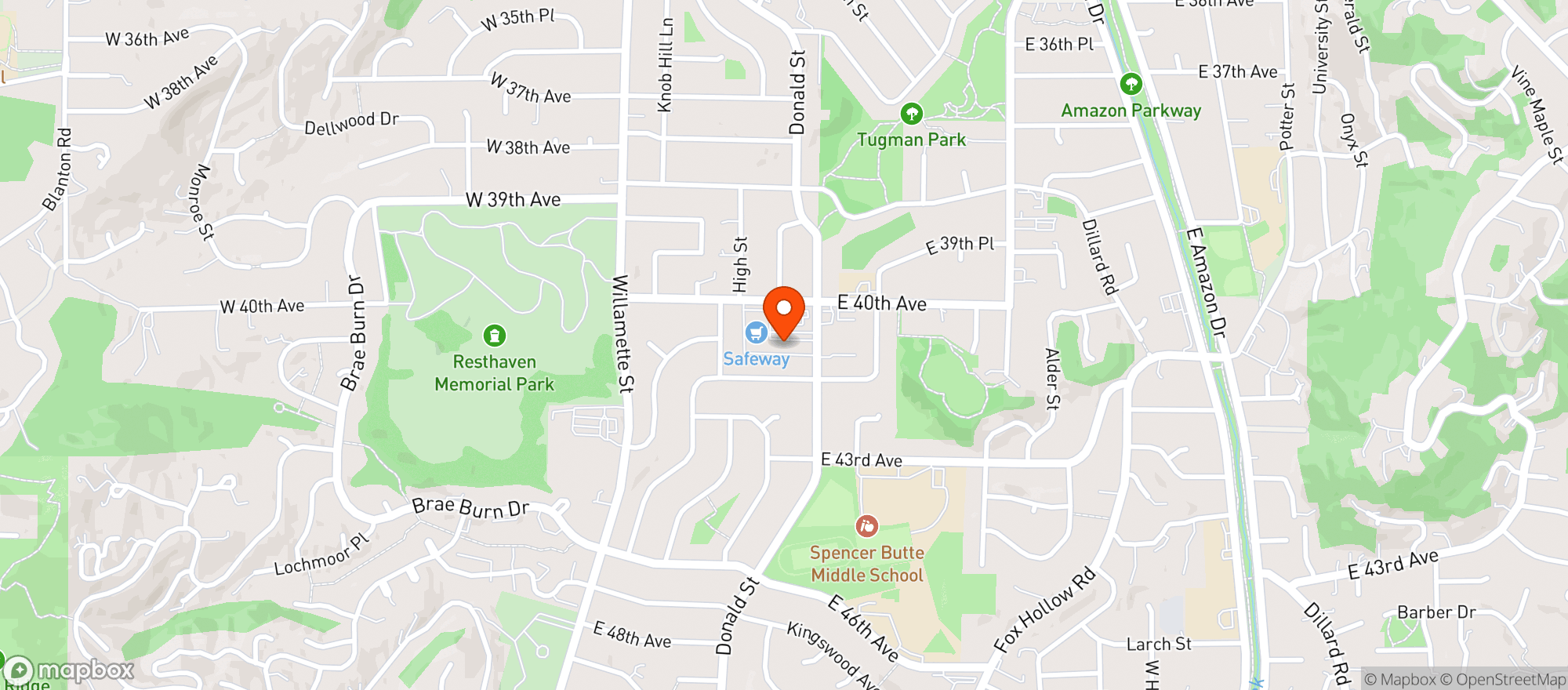 Map showing Bos Wine Depot