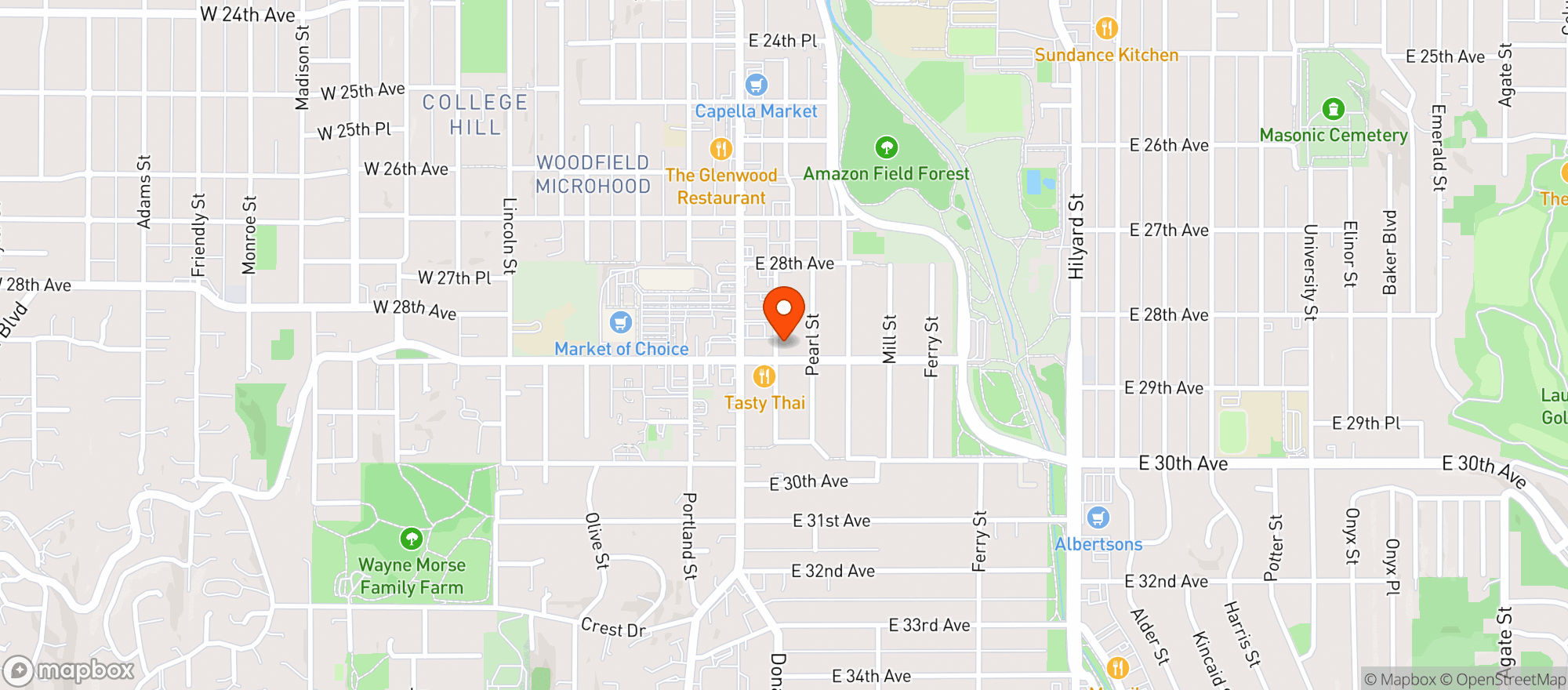 Map showing New Millenium