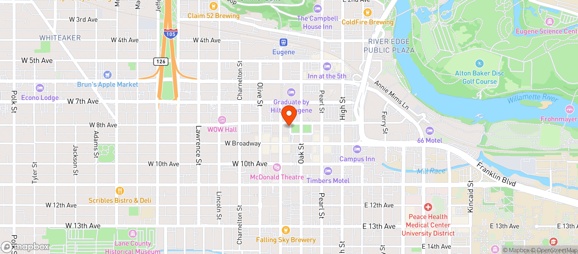 Map showing Bao Bao House