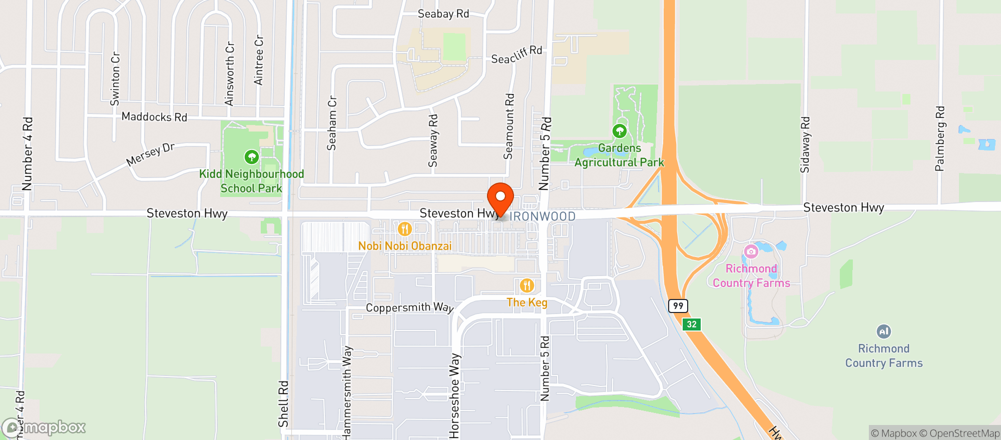 Map showing Save-on-foods