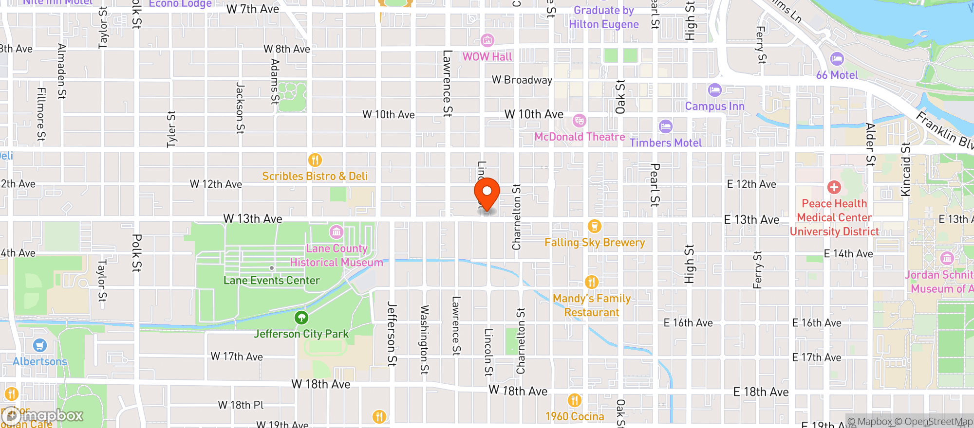 Map showing Kingston Cannabis Company