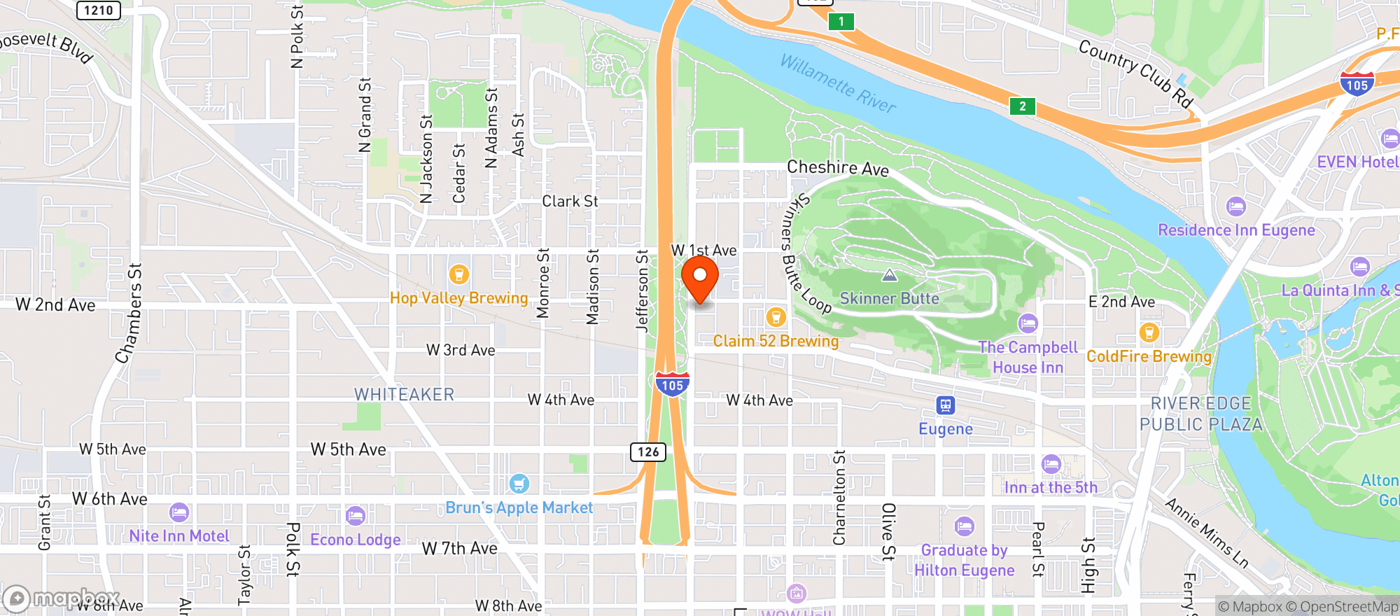 Map showing Old Nicks