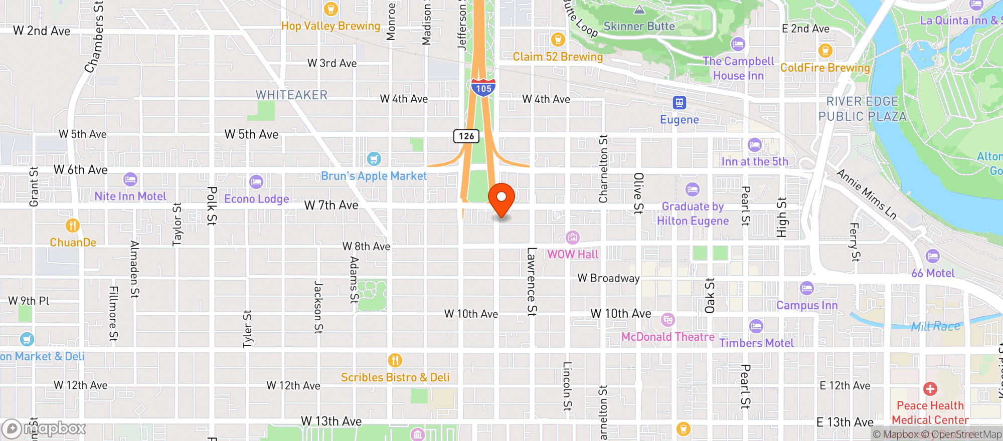 Map showing A Beer Club