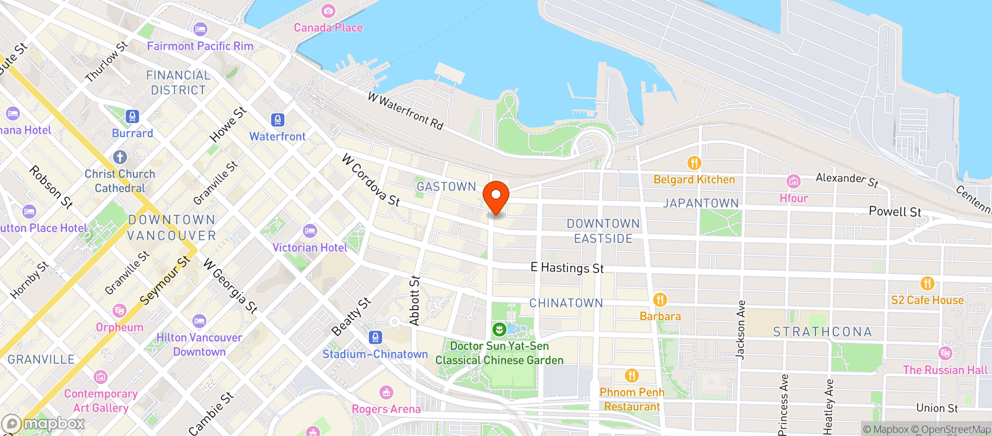 Map showing The Blarney Stone