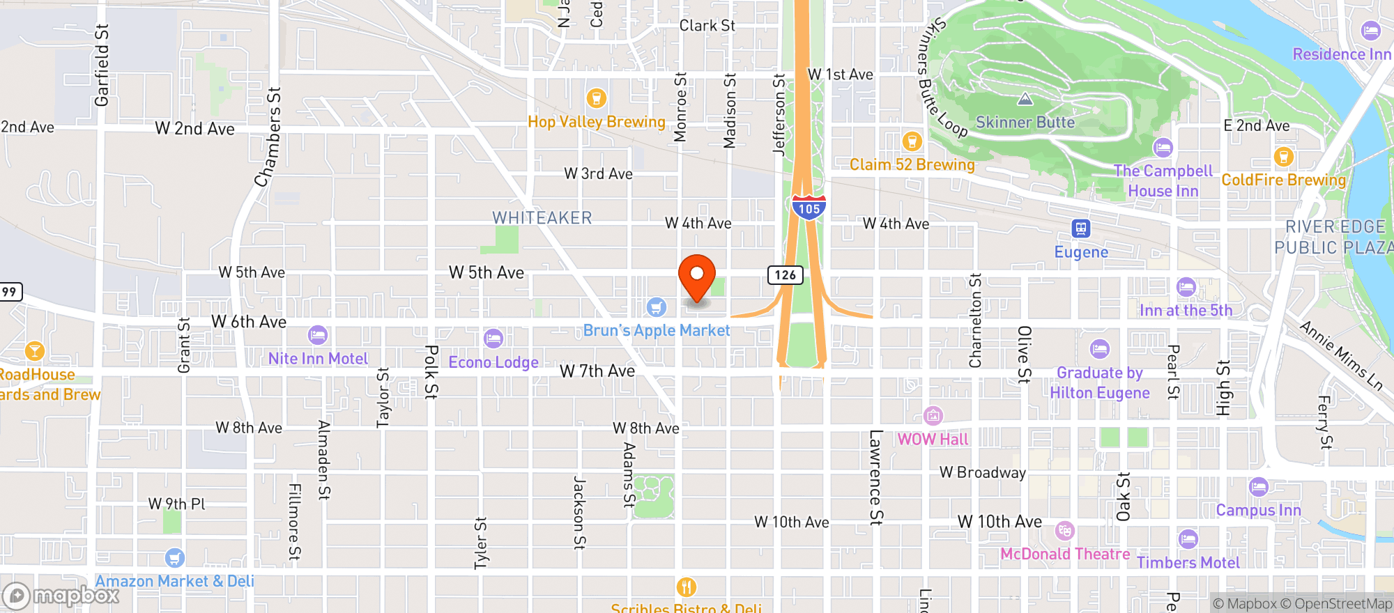Map showing Beergarden