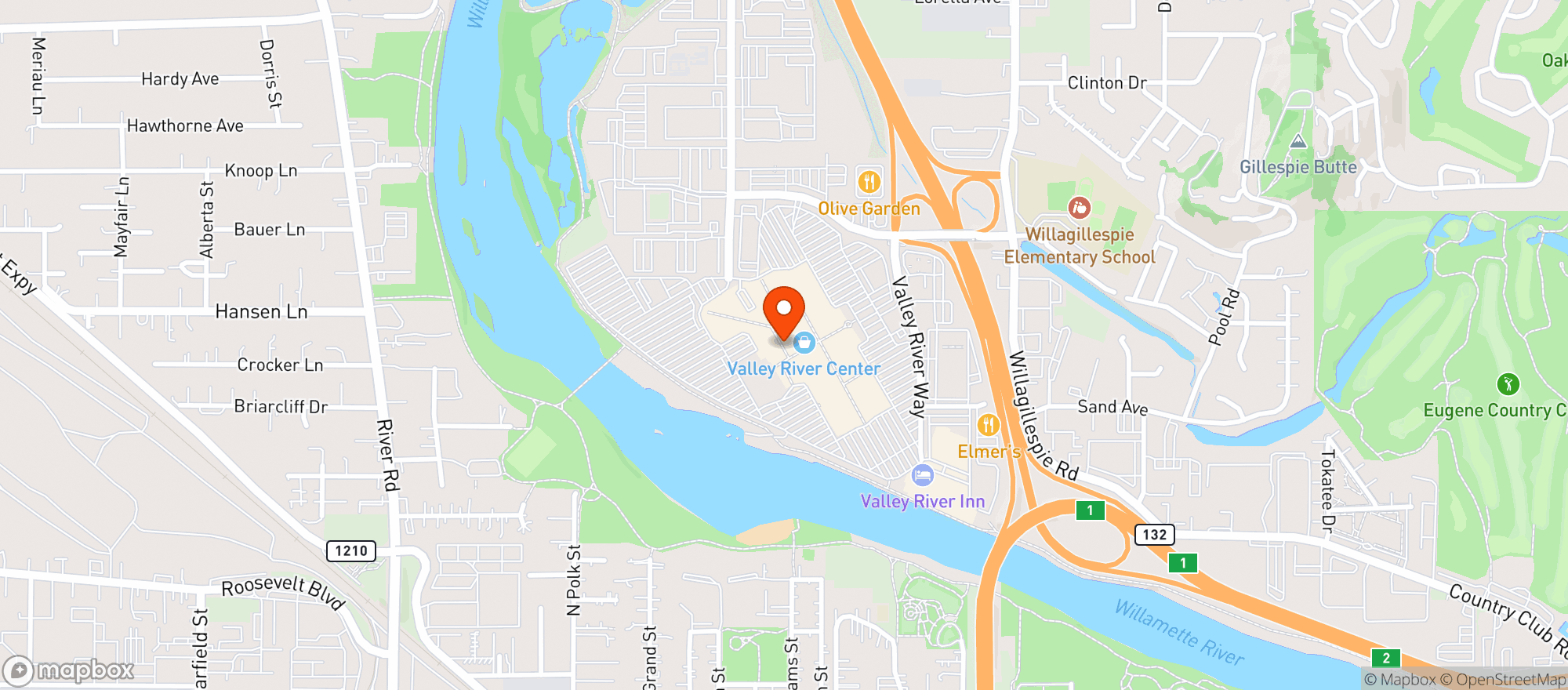 Map showing Gnc