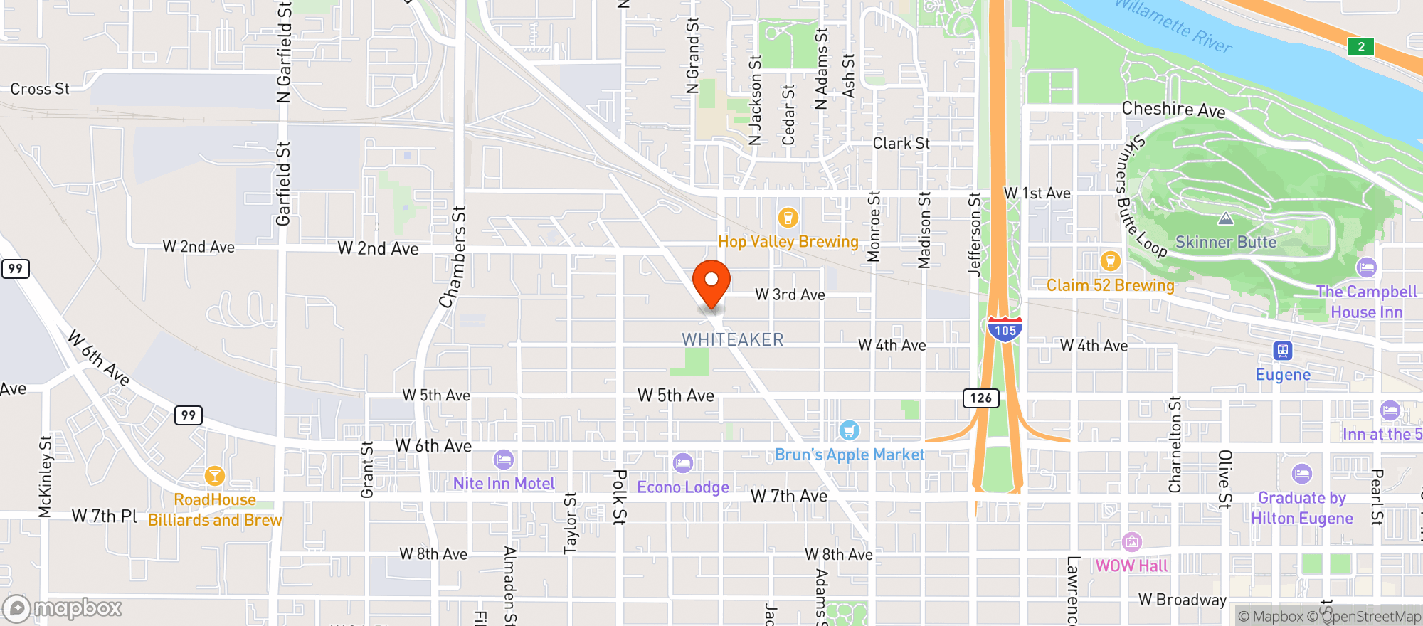 Map showing Slice Pizzeria & Bar