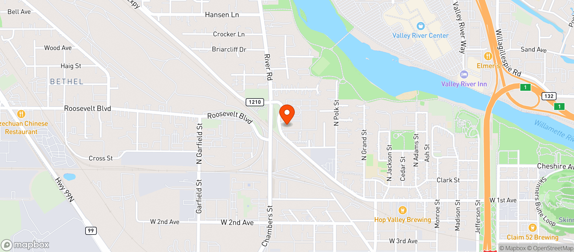 Map showing Gopuff #349
