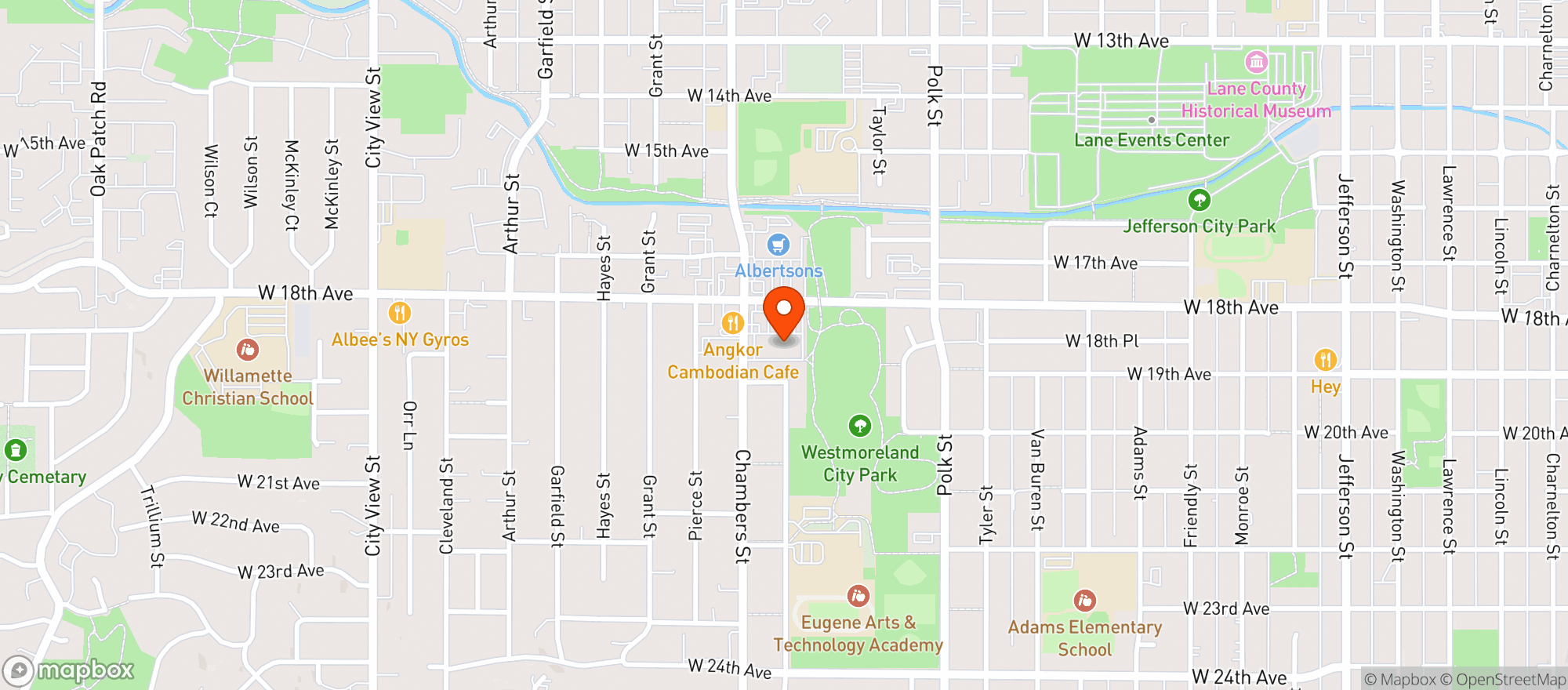 Map showing Bi Mart #602