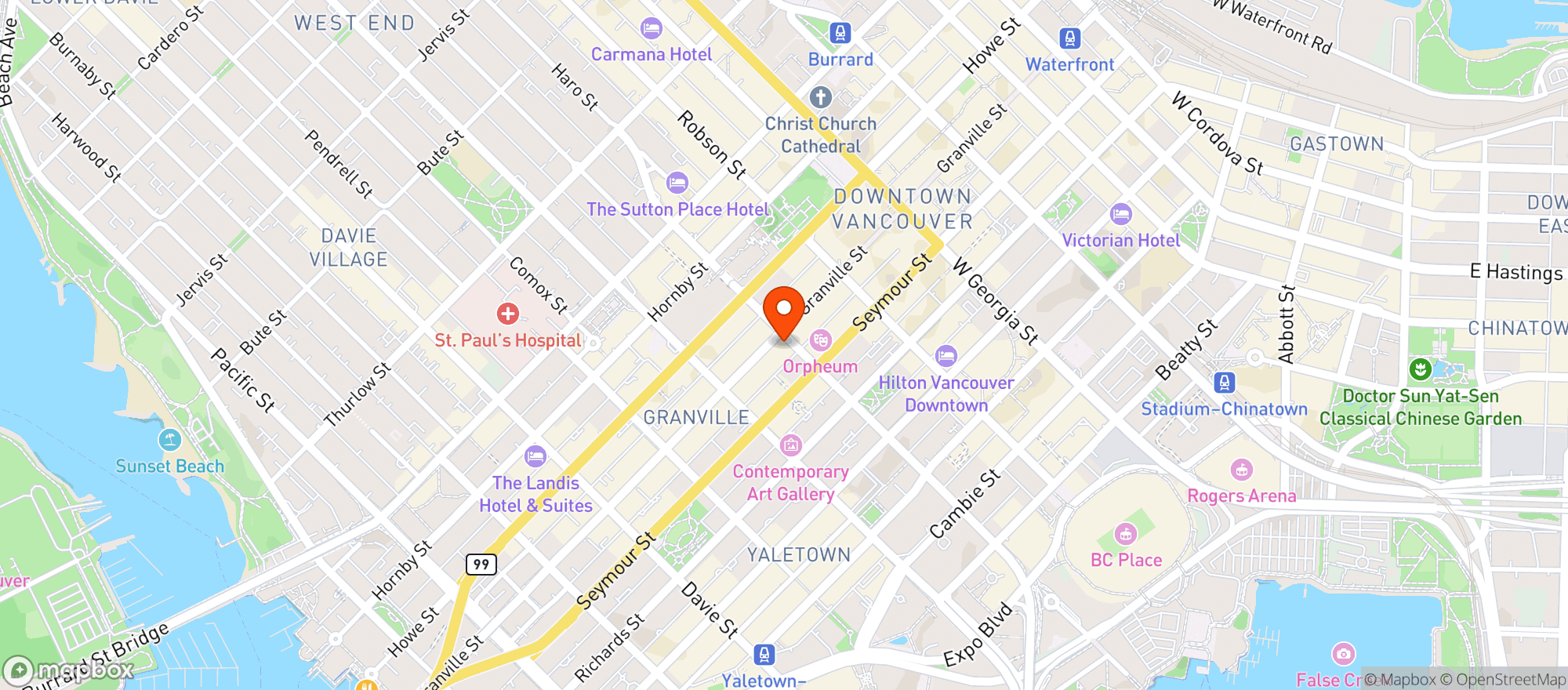 Map showing Dublin Calling