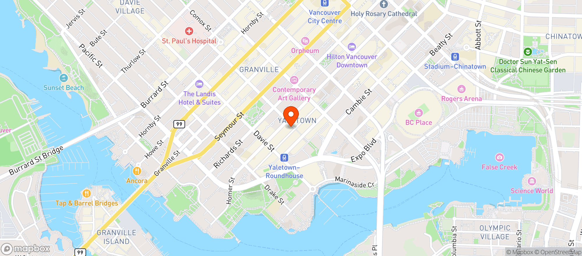 Map showing Elisa