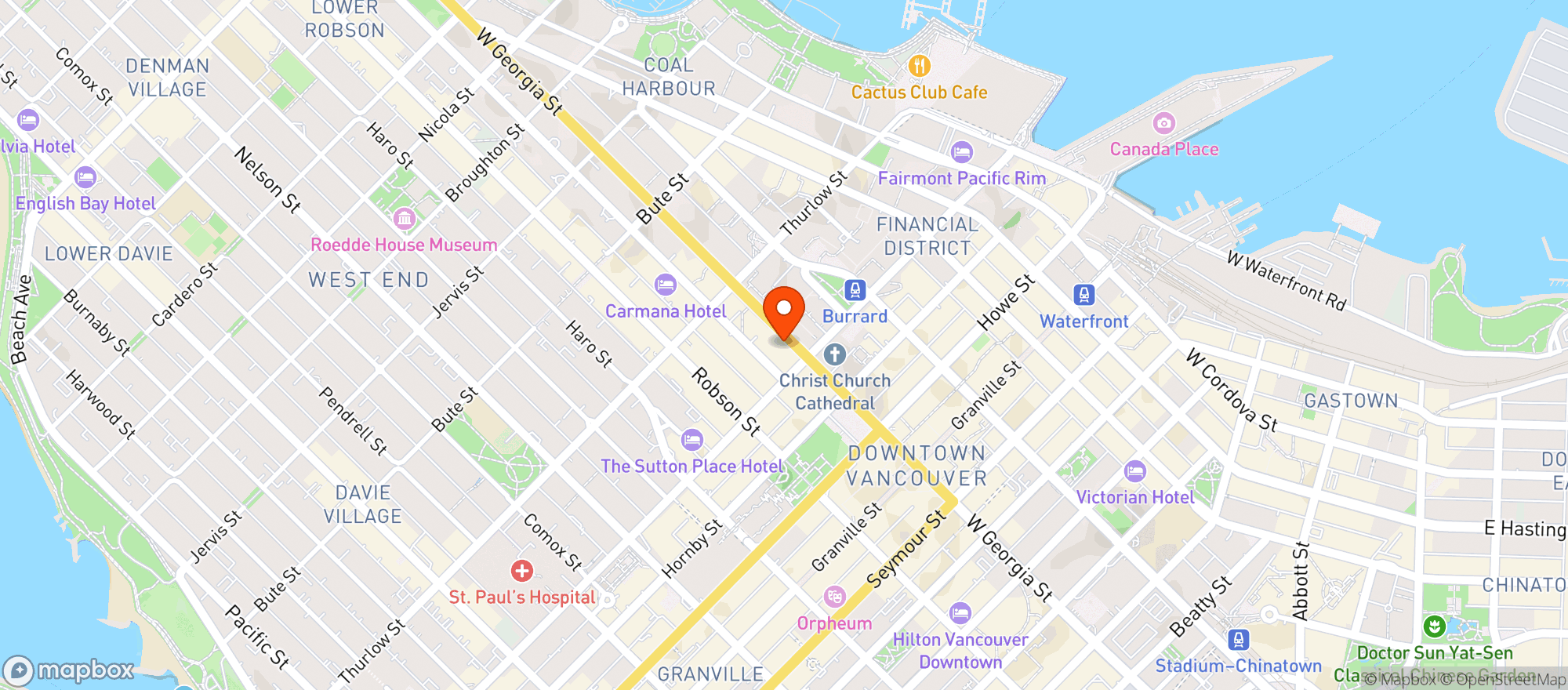 Map showing Suki's Hair Salon
