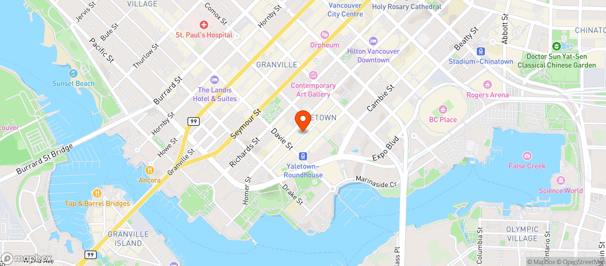 Map showing Brix and Mortar