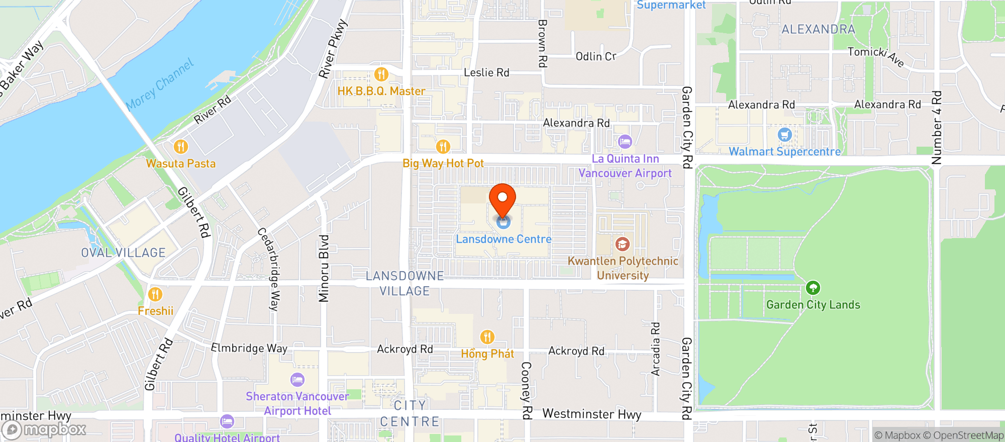 Map showing Earls Richmond