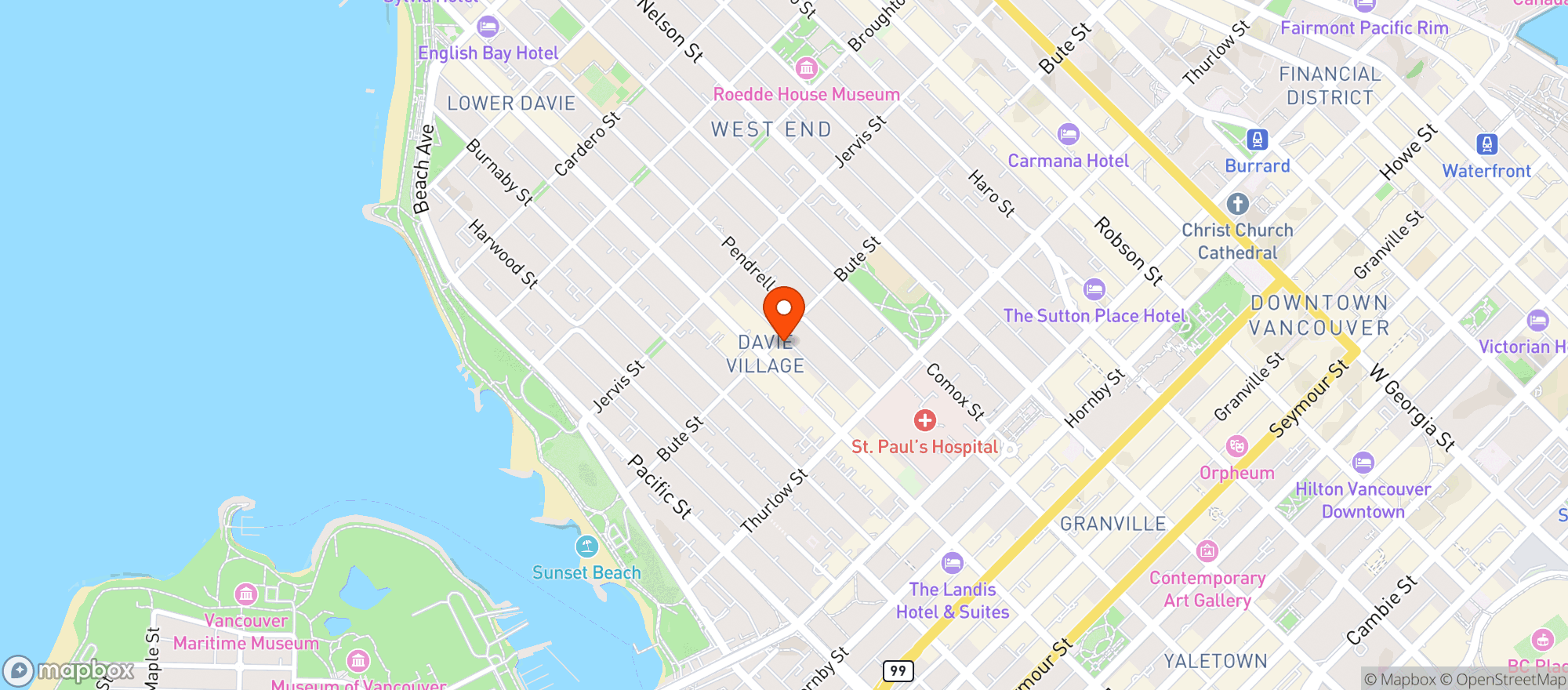 Map showing The Collective