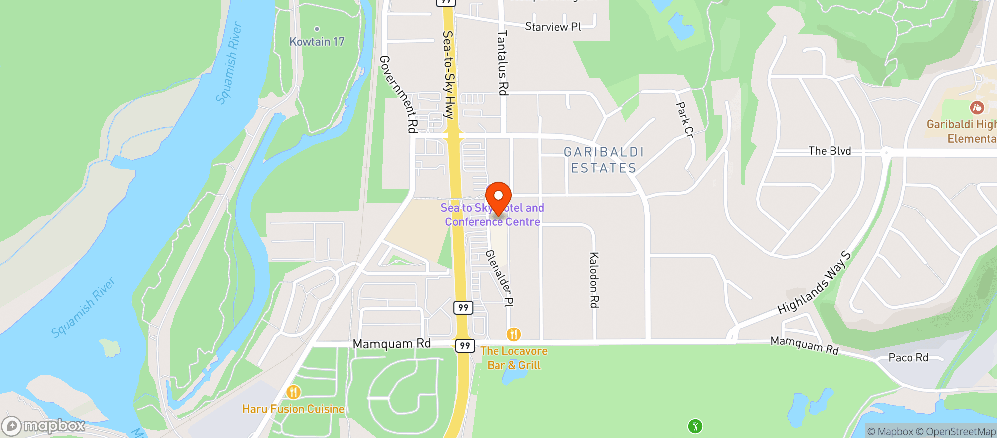 Map showing London Drugs